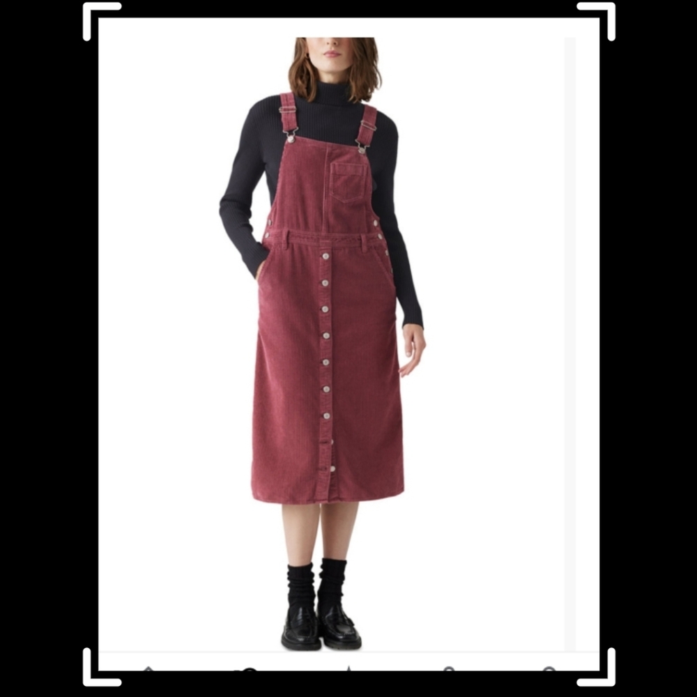 Levi's Burgundy Corduroy Overall Size M